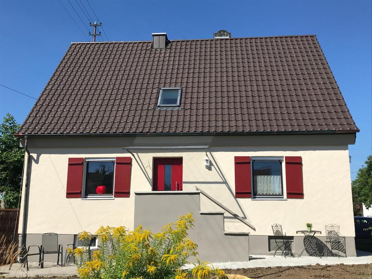 Ferienhaus Bei Lauingen, Mit Sauna Und Gartenlounge Veitriedhausen Exterior photo